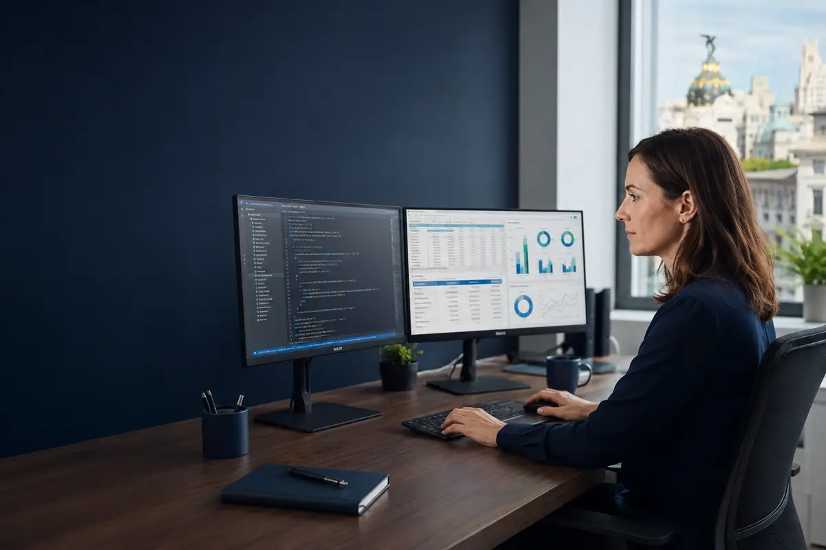 Code and dashboard for an automated report